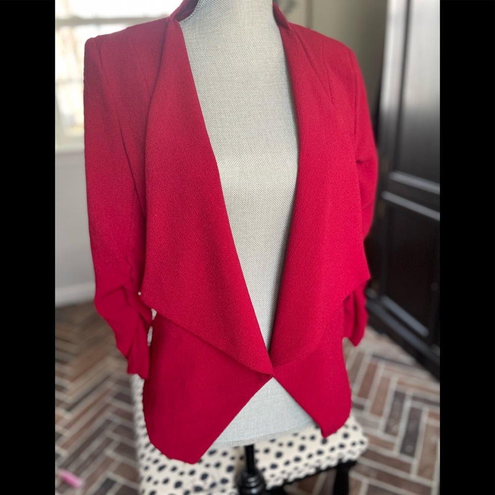 Alice Blue Stitch Fix red blazer jacket size XS!